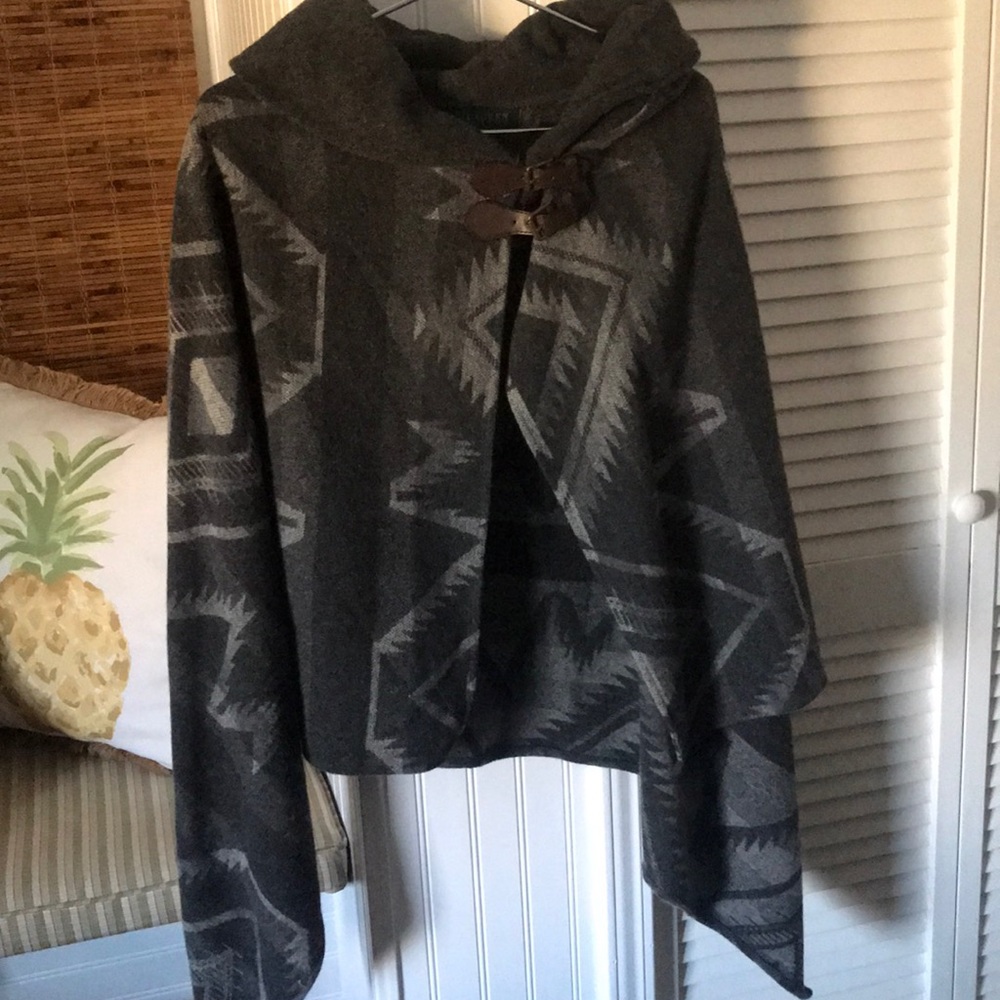 Ralph Lauren Southwest poncho cape